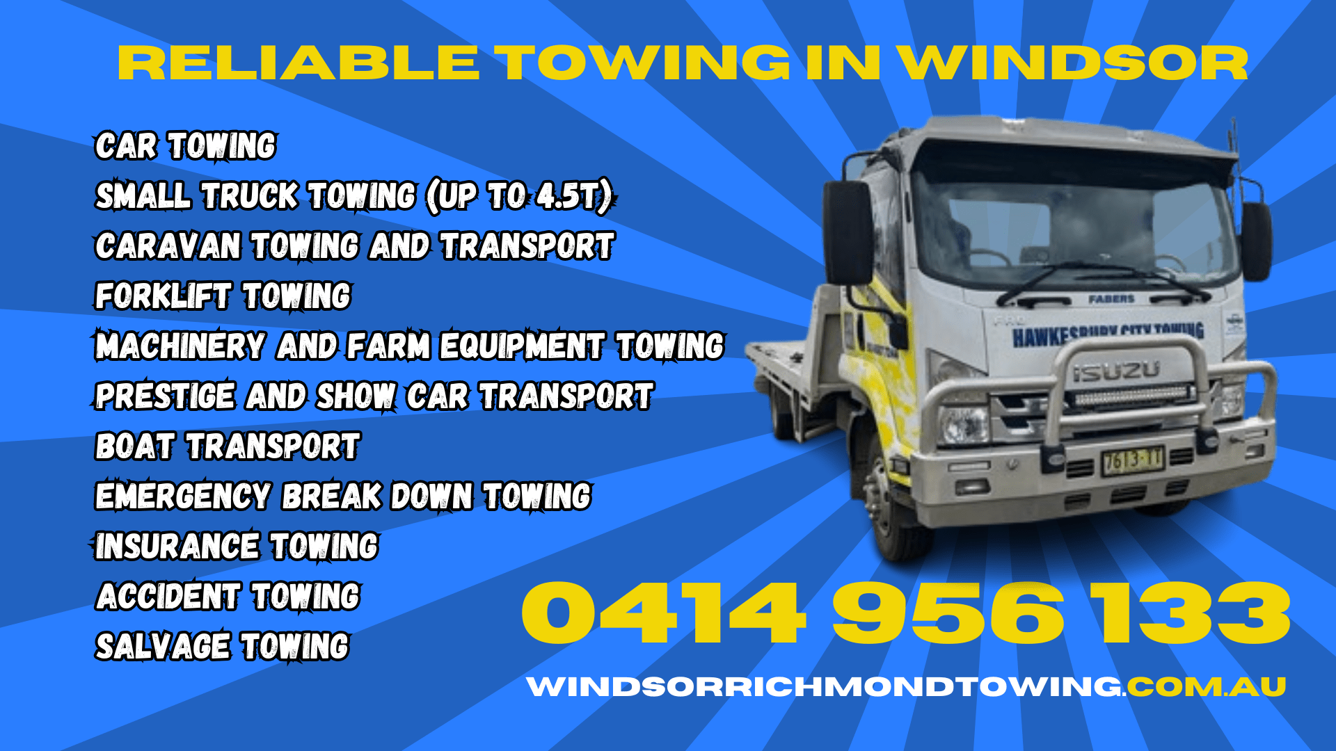 Reliable towing in Windsor